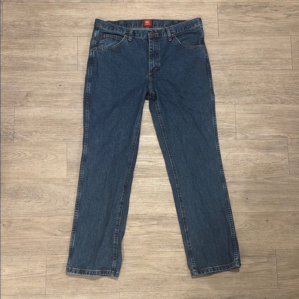 Wrangler Western Zip Slim Fit Jeans (36x32)
